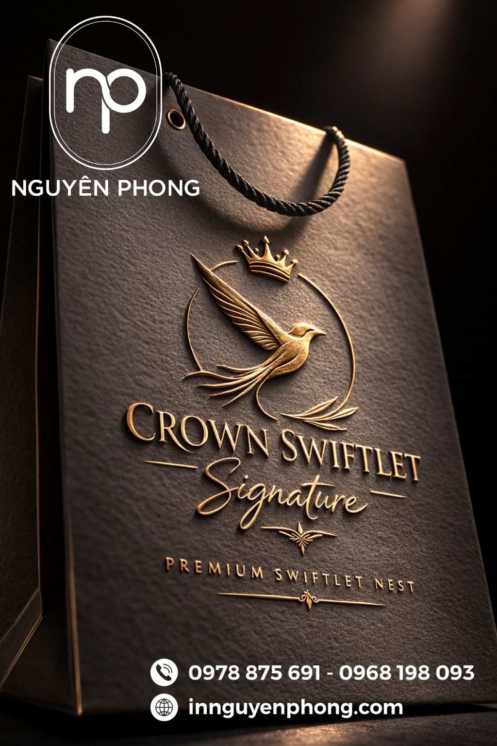 Mẫu túi giấy đựng yến cao cấp 